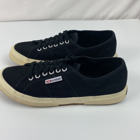 Superga Mens Sneakers Black Size 8.5 - Picture 5 of 16